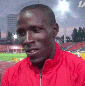 Alfred Kipketer after World Youths last year