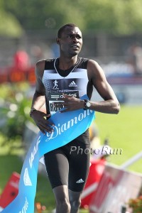 Rudisha dominated in New York in June