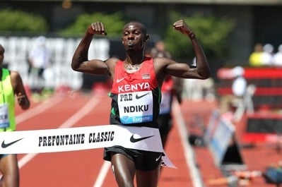 Ndiku won at Pre last year but has yet to test himself against Farah