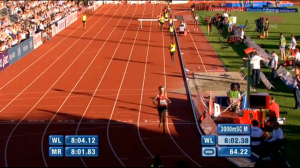 Jager finishes second, way ahead of the rest of the field