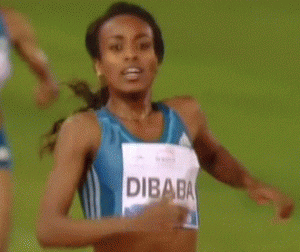 Dibaba wins in Rome