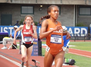 Marielle Hall was all business after she won NCAAs two weeks ago