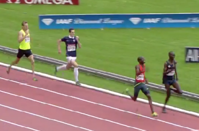 Amos lost to 1500 specialist Kiprop in Paris on July 5.