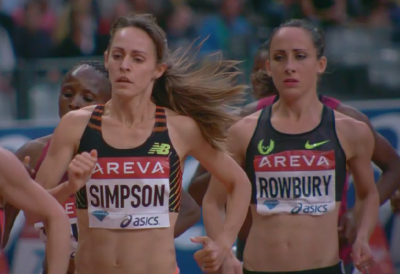 Jenny Simpson and Shannon Rowbury in Paris