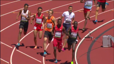 Kipketer and Kinnaird ran side-by-side for much of this race