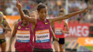 Sifan Hassan wins in Glasgow