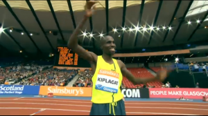 Kiplagat celebrates