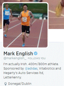 Mark English Twitter