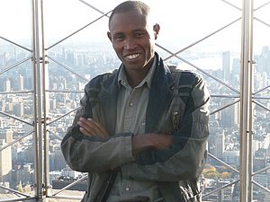 Mutai ended up on top of NY last year. *More Mutai Empire State Builting photos