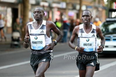 Dennis Kimetto and Emmanuel Mutai in Berlin (Full photo gallery coming)