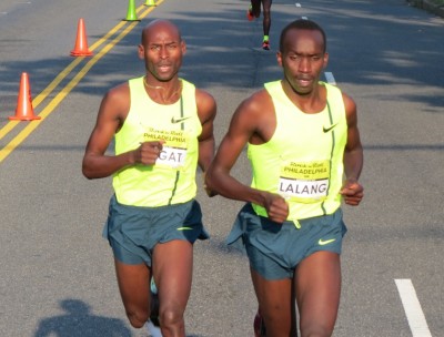 Bernard and Lawi in Philly. Photo by Jane Monti.