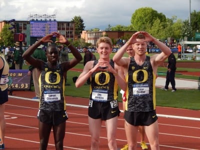 Oregon went 2-3-4 in the NCAA 5k in June; 5 of the top 7 finishers were from the Pac-12