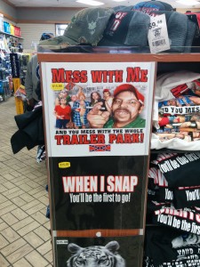 The local gas station had some awesome tshirts
