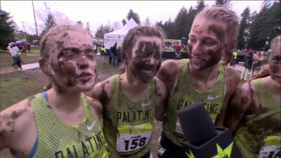 It was still pretty muddy at Glendoveer Golf Course.