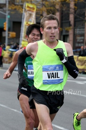 Vail finished 9th in New York in 2014 but has not raced a marathon since then