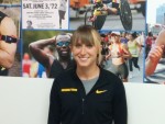 Shelby Houlihan before the 2015 NYRR Wanamaker Mile