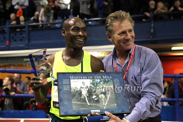 Lagat and Eamonn Coghlan after the Race