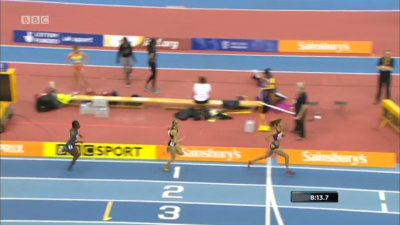 It was close entering the last lap