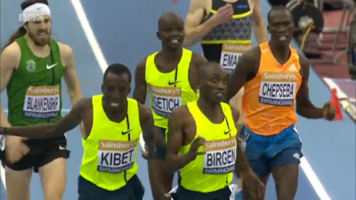 Birgen and Kibet battle for the win