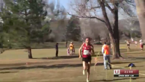 Chris Derrick All Alone on USATF.TV Screenshot