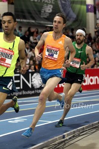 Ben Blankenship Chasing Nick Willis in the Mile This Past Weekend