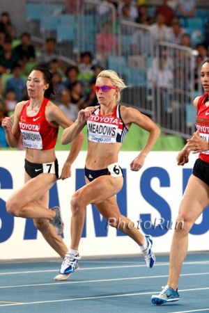 Meadows, shown here at the 2011 World Championships, has been the world's best at 800 in 2015