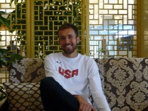 Chris Derrick at World Cross last year