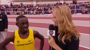 Cheserek wins the mile