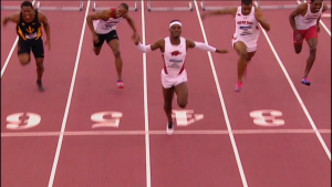 Omar McLeod Sets a New NCAA Record of 7.45!