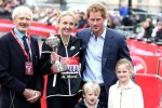 Paula Radcliffe, Prince Harry, Raphael and Isla