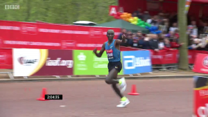 Kipchoge certainlhy deserved to celebrate the end of this one