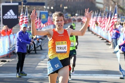 True ran 13:22 to set the U.S. road record for 5,000 on April 18