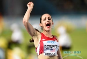 Rowbury, shown here at the World Relays in May, has had reason to celebrate in 2015