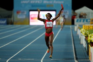 Alysia Montano All Alone for Gold  © Getty Images for IAAF