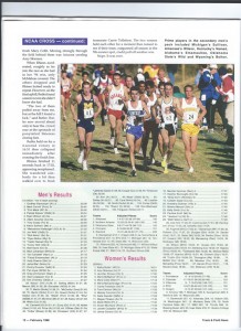 Before becomining an Olympic triathlete, Ryan Bolton (far right) more than held his own in NCAA xc. (click for a larger image)