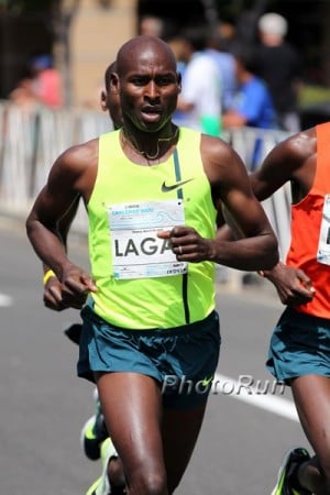 Lagat on the roads in Carlsbad earlier this year