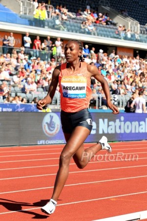 Aregawi never quite regained her form of 2013 after battling a hamstring/back injury this year