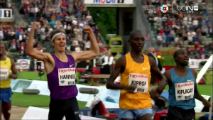 Pieter-Jan Hannes after his national record.