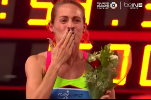 Jenny Simpson After Winning in Rome