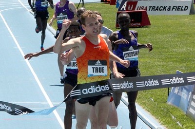 True winning the NYC Diamond League meet last year