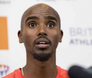 Mo Farah addressed the media the day before and then pulled out on race day