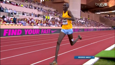 Kiprop's 2015 run in Monaco was utter domination