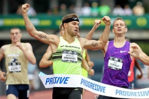 A rare defeat for Nick Symmonds