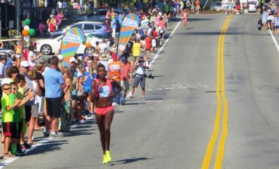 Nukuri gained a huge lead once she made her move (photo by Chris Lotsbom/Race Results Weekly)