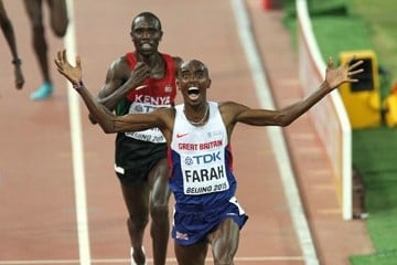 Mo Farah wins in Beijing