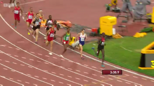 The lion has a huge heart. Leo Manzano amazingly went from 10th to 5th in the final 100