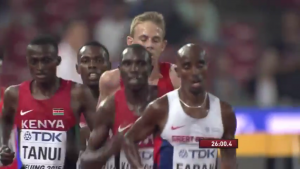 Farah leads at the bell