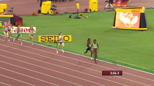 Dibaba starting to pour it on with 100 left