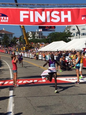 Sambu became the eighth man to win multiple times at Falmouth