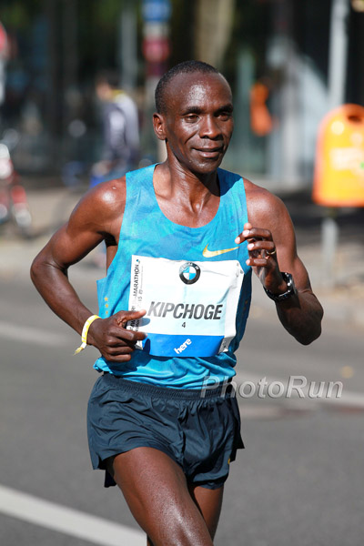 Eliud Kipchoge Was All Smiles in Berlin